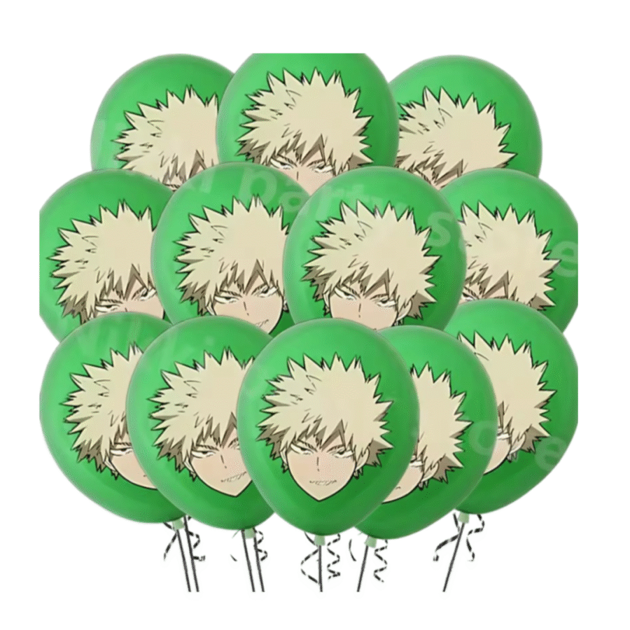Anime My Hero Academia Katsuki Bakugo Birthday Decoration Round Balloon Anime My Hero Academia Katsuki Bakugo Birthday Decoration Round Balloon