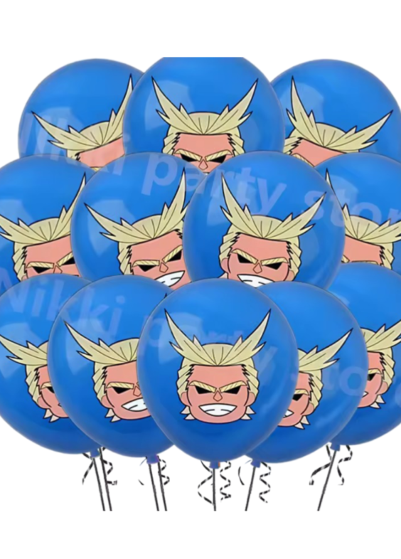 Anime My Hero Academia All Might Birthday Decoration Round Balloon