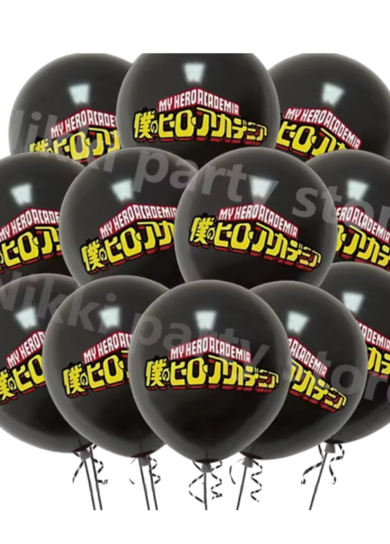 Anime My Hero Academia Birthday Decoration Round Balloon