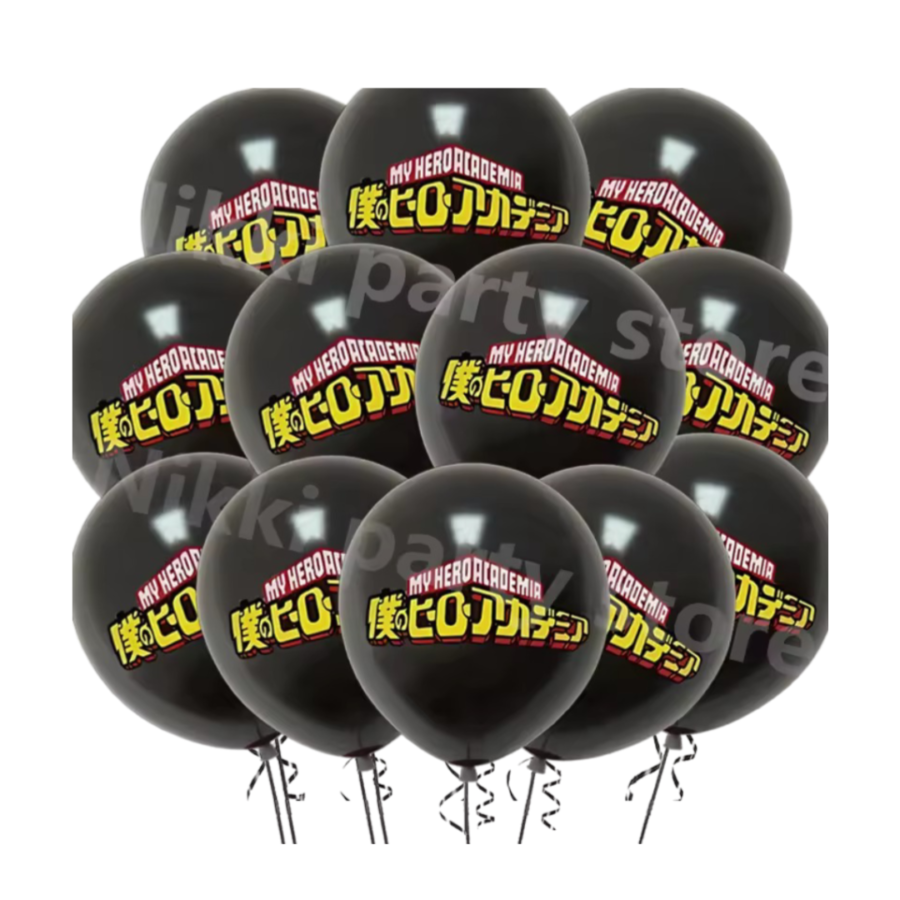 Anime My Hero Academia Birthday Decoration Round Balloon