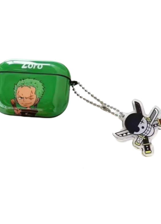 Anime One Piece Roronoa Zoro Bluetooth Earphone Case