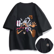One Piece Luffy Gear 5 Anime Printed T-Shirt