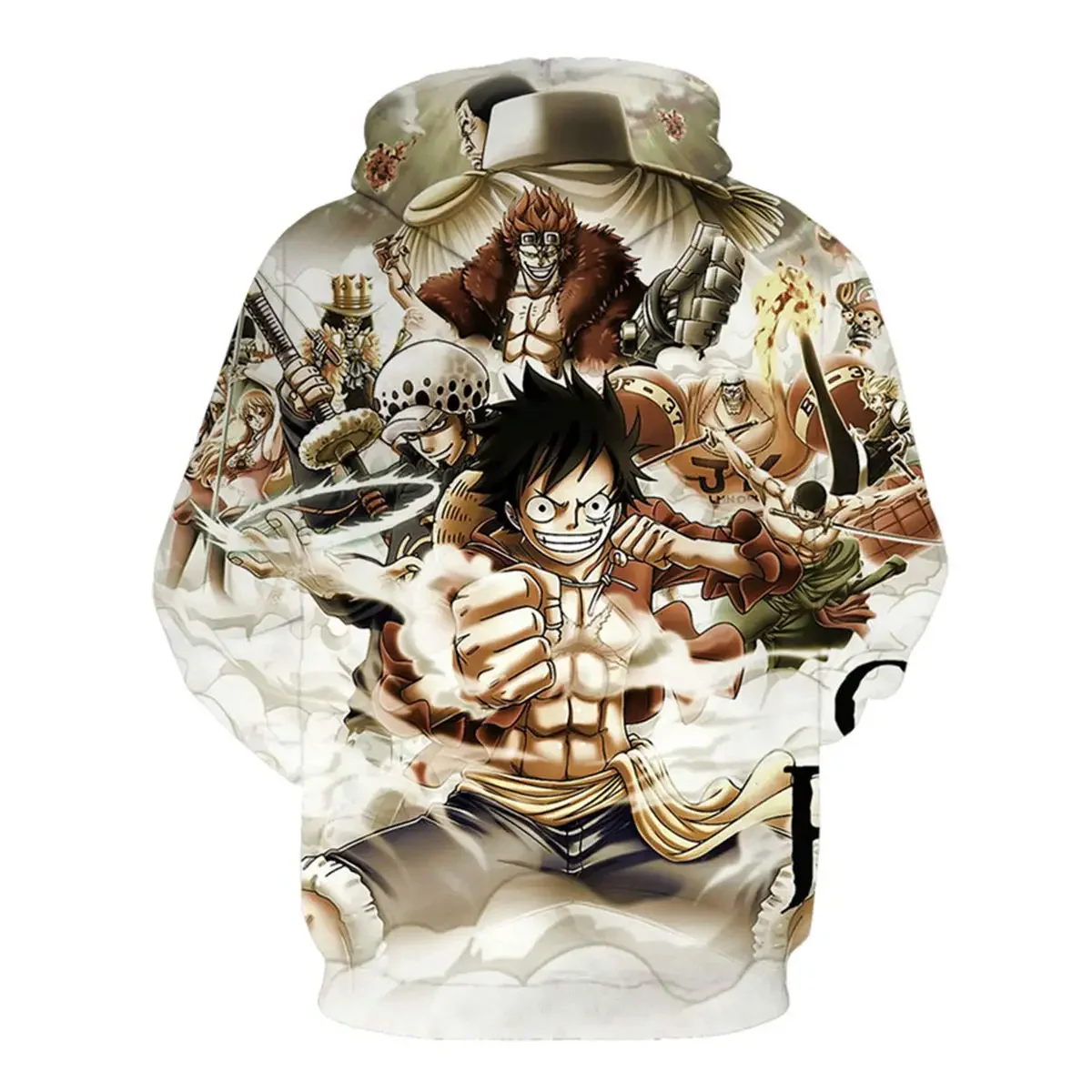 Anime One Piece Character 3D Hoodie Anime One Piece Character 3D Hoodie