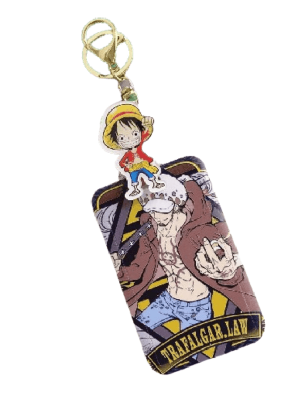 Anime One Piece Luffy And Trafalgar D. Water Law Pendant Keychain