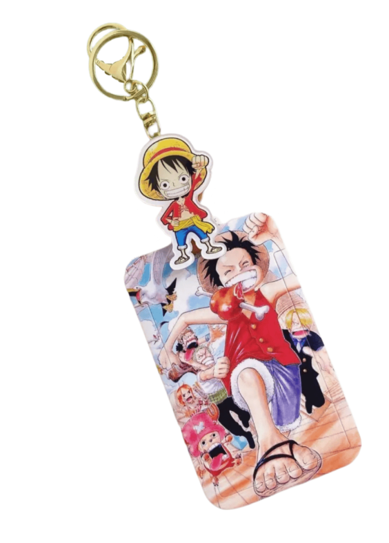 Anime One Piece Monkey D. Luffy And Friends Pendant Keychain