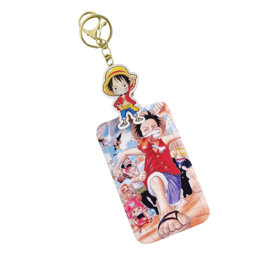 Anime One Piece Monkey D. Luffy And Friends Pendant Keychain