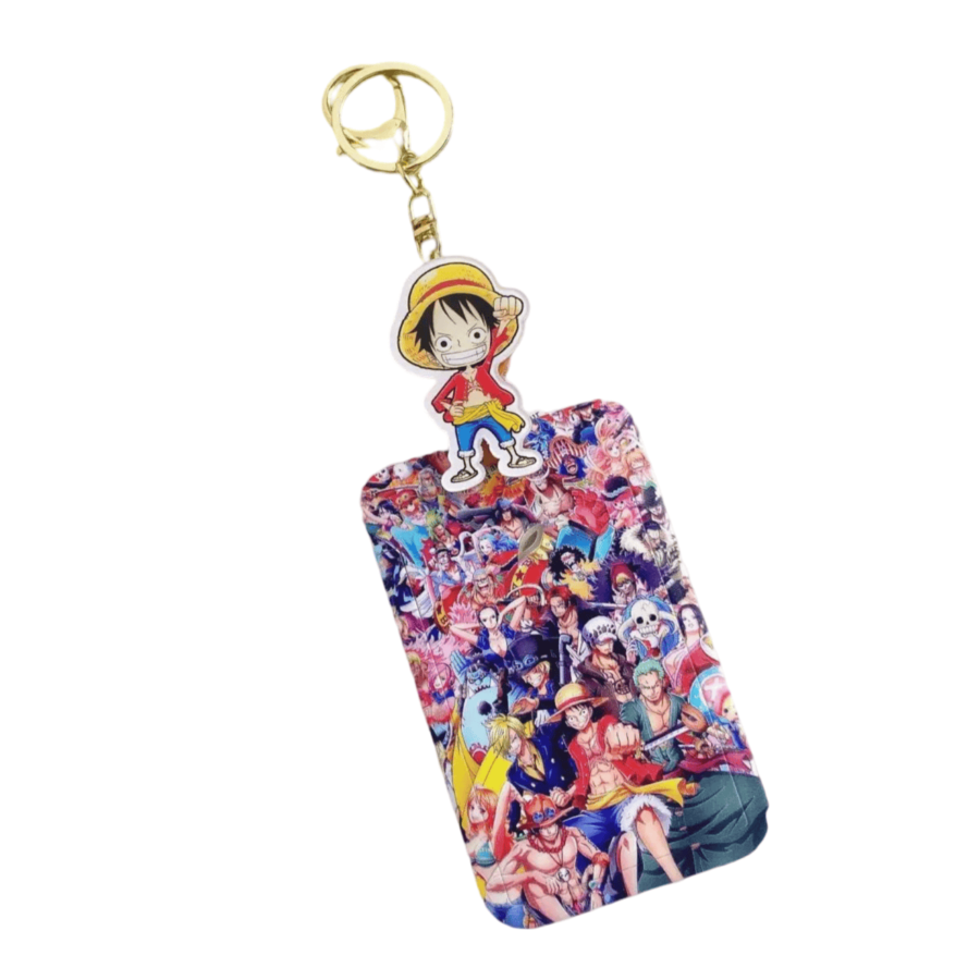 One Piece Anime Monkey D. Luffy And Friends Pendant Keychain