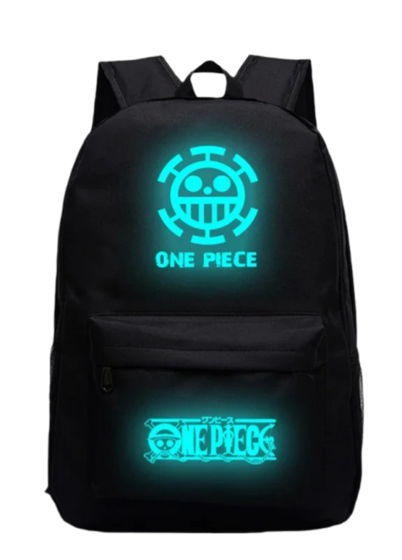 One Piece Anime Trafalgar D. Law Symbol Luminous Backpack