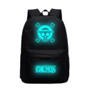 One Piece Anime Straw Hat Skull Luminous Backpack