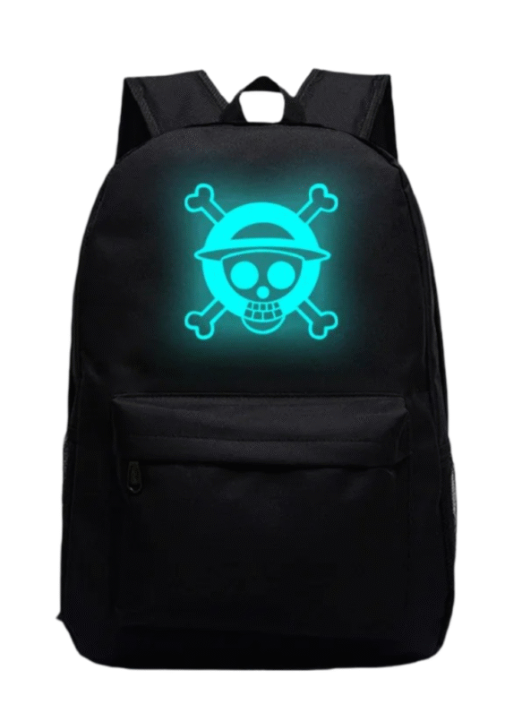 One Piece Anime Skull Luminous Backpack