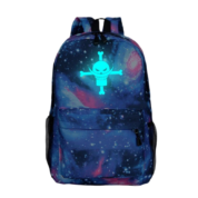 One Piece Anime Whitebeard Pirates Symbol Luminous Backpack For Students
