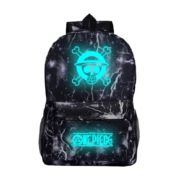 One Piece Anime Skull Luminous Student Backpack