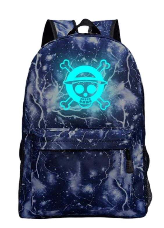 One Piece Anime Skull Luminous School Backpack