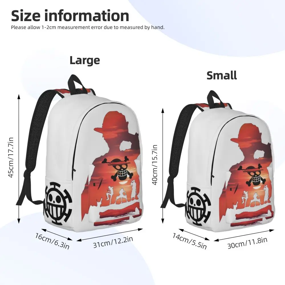 One Piece Anime Silhouette Schoolbag One Piece Anime Silhouette Schoolbag