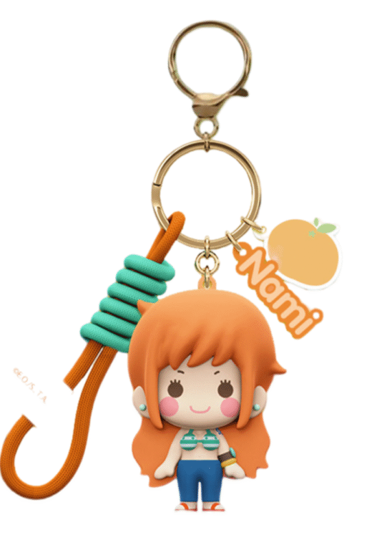 Anime One Piece Nami Keychain