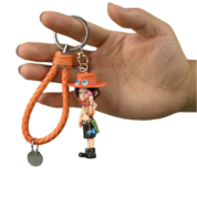 Anime Portgas D Ace Keychain