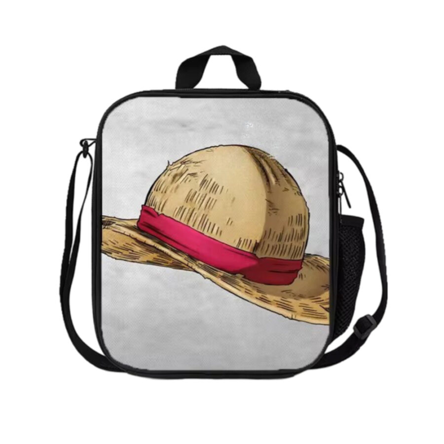 Anime One Piece Monkey D. Luffy Hat Lunch Bag Anime One Piece Monkey D. Luffy Hat Lunch Bag