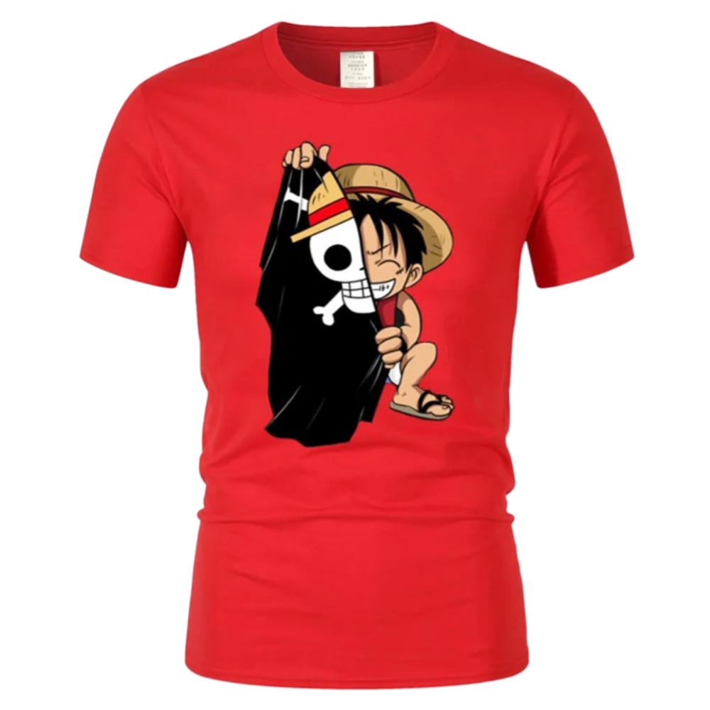 One Piece Monkey D. Luffy Anime 3D Printed T-Shirt One Piece Monkey D. Luffy Anime 3D Printed T-Shirt