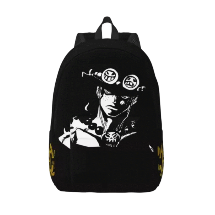 One Piece Anime Portgas D. Ace Student Backpack One Piece Anime Portgas D. Ace Student Backpack
