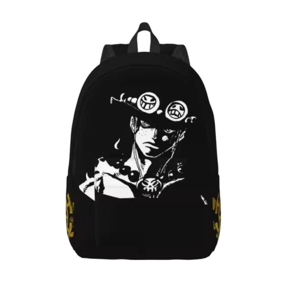 One Piece Anime Portgas D. Ace Student Backpack One Piece Anime Portgas D. Ace Student Backpack