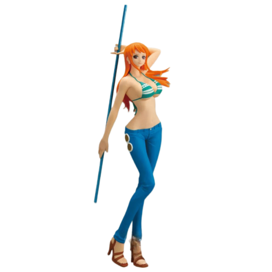 22cm Anime One Piece Nami Sorcery Clima-Tact Action Figure Toy