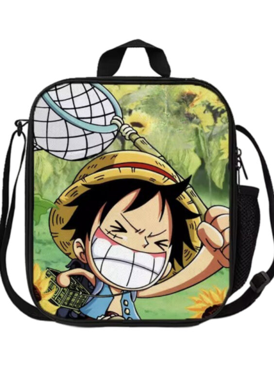 One Piece Anime Monkey D. Luffy Student Lunch Bag