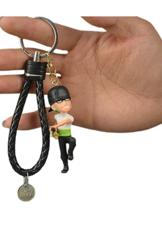 Anime One Piece Zoro Bandana Keychain