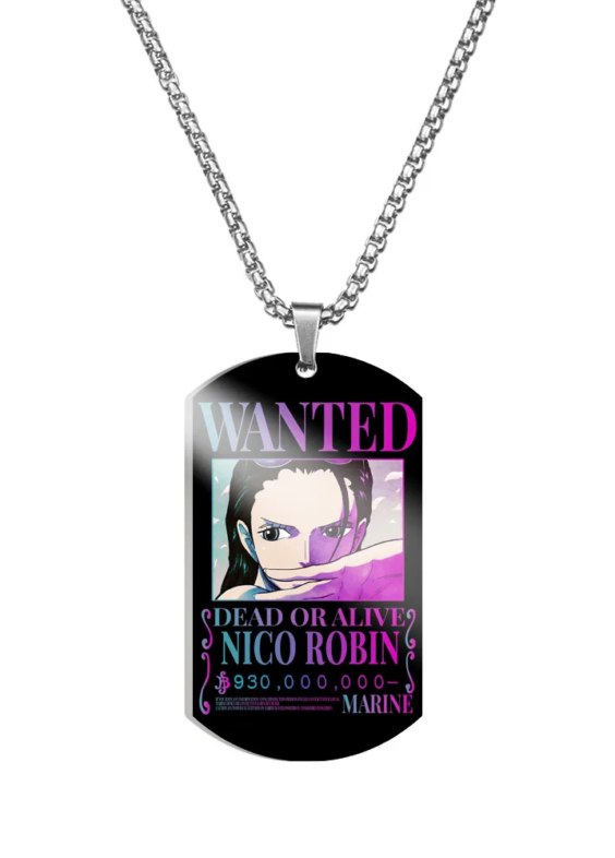 Anime One Piece Dead Or Alive Nico Robin Necklace