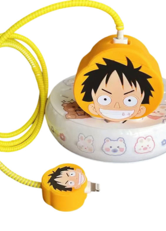 Anime One Piece Monkey D. Luffy iPhone USB Cable Protector