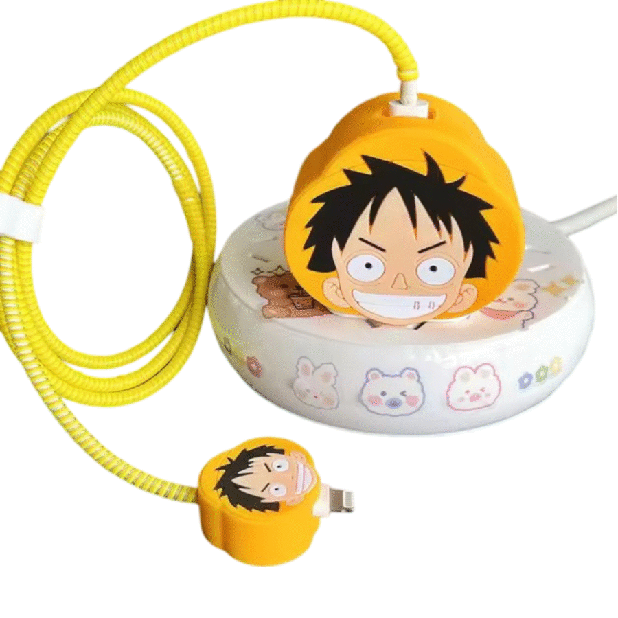 Anime One Piece Monkey D. Luffy iPhone USB Cable Protector Anime One Piece Monkey D. Luffy iPhone USB Cable Protector