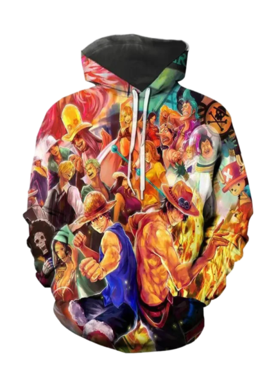 Anime One Piece Casual Hoodie