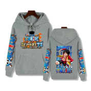 Anime One Piece Monkey D. Luffy Printed Hoodie