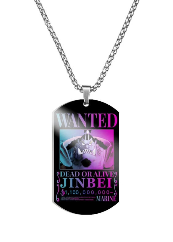 Anime One Piece Dead Or Alive Jinbei Necklace