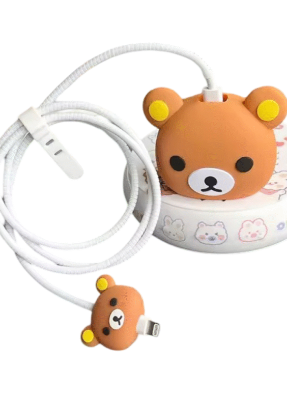 Anime Rilakkuma iPhone USB Cable Protector