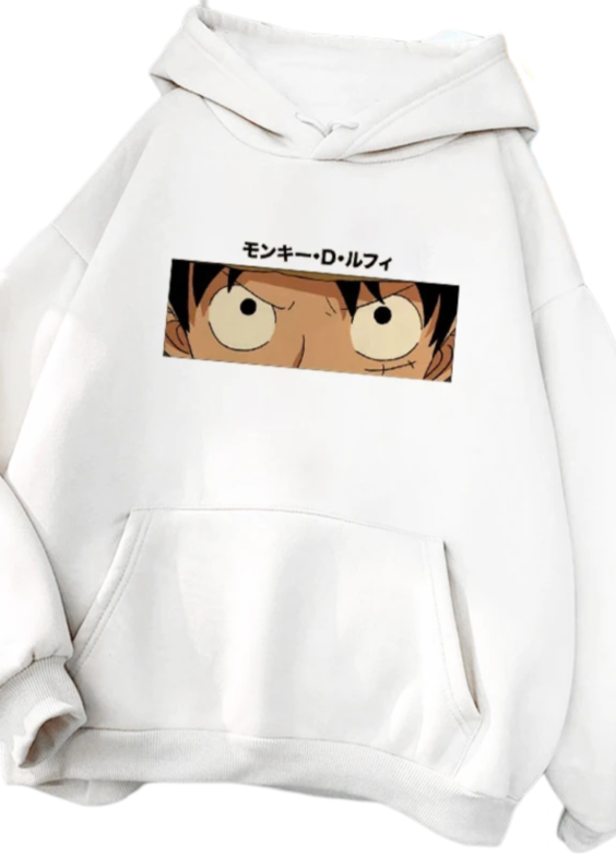 One Piece Anime Printed Hoodie