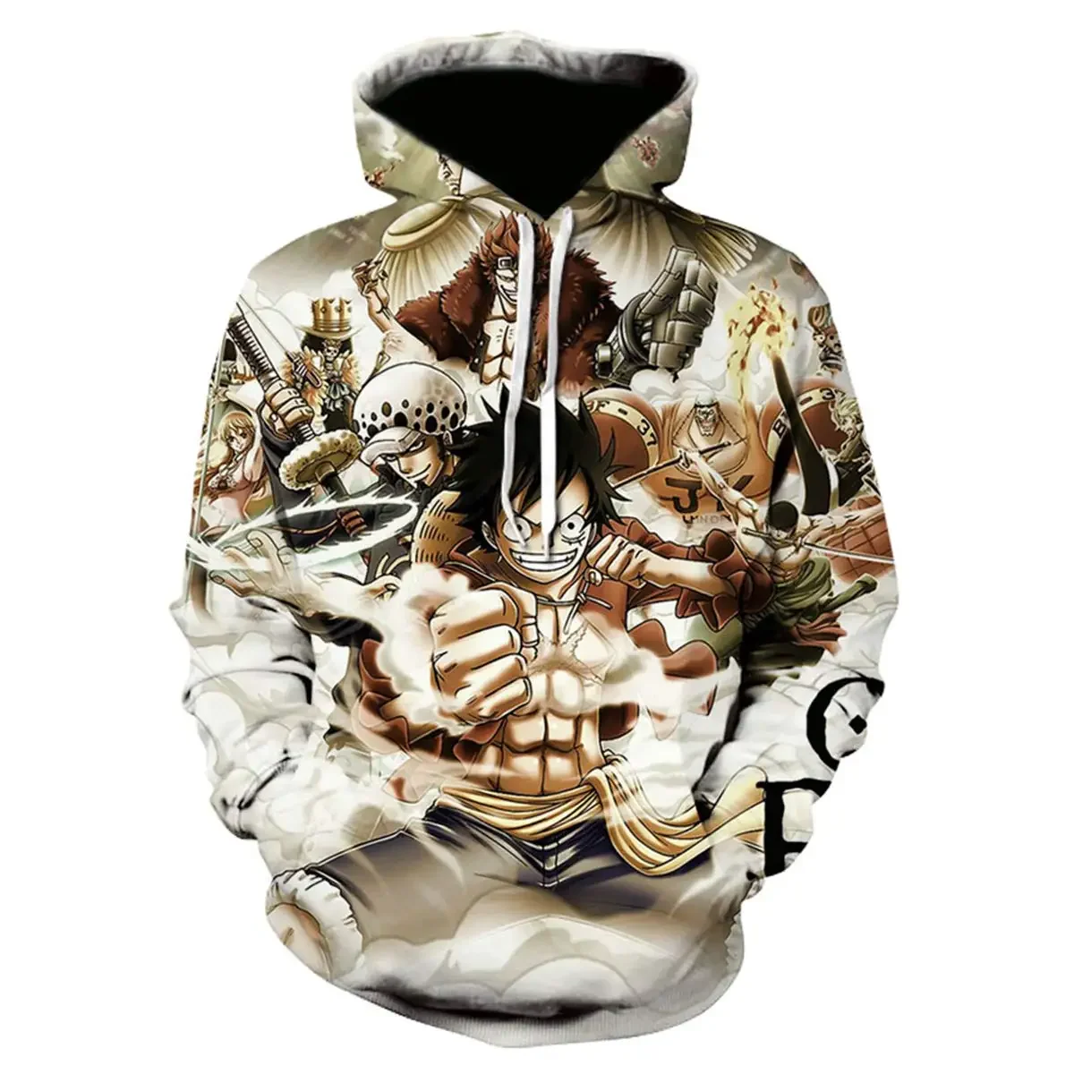 Anime One Piece Character 3D Hoodie Anime One Piece Character 3D Hoodie
