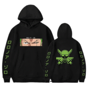 Anime One Piece Roronoa Zoro Printed Hoodie