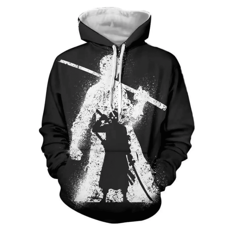 One Piece Anime Roronoa Zoro 3D Casual Hoodie One Piece Anime Roronoa Zoro 3D Casual Hoodie