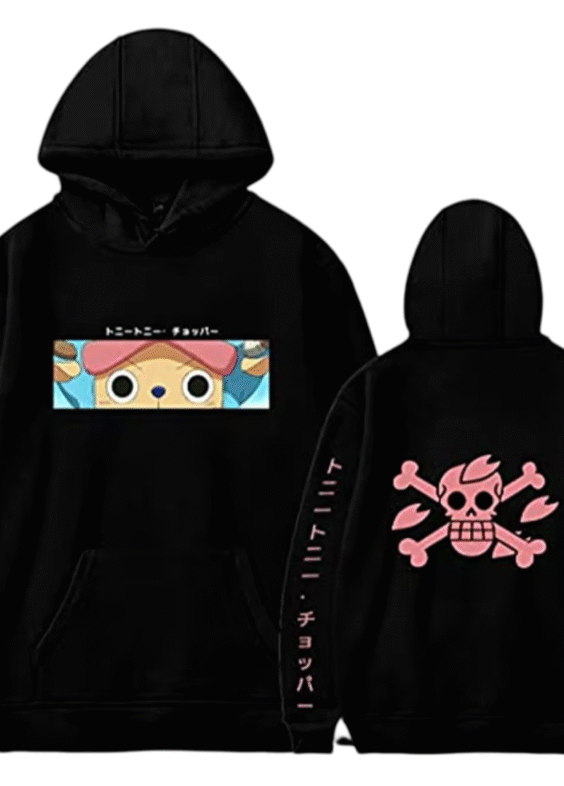 One Piece Anime Tony Tony Chopper Printed Hoodie