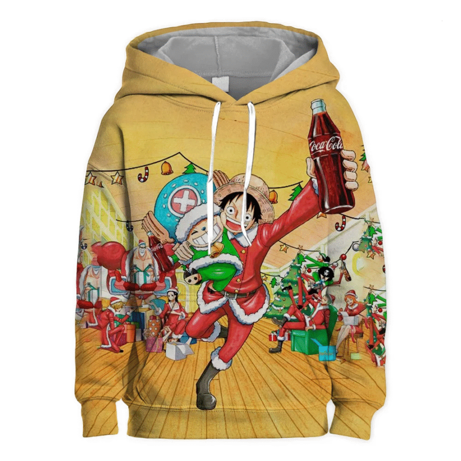 100-160cm Anime One Piece Character Casual Hoodie 100-160cm Anime One Piece Character Casual Hoodie