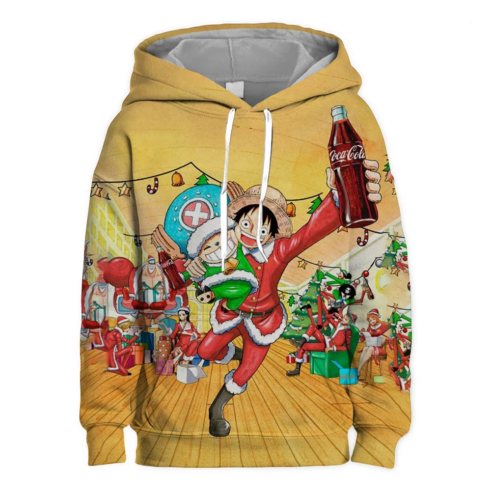 100-160cm Anime One Piece Character Casual Hoodie 100-160cm Anime One Piece Character Casual Hoodie