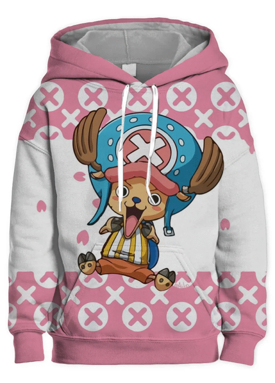 Anime One Piece Tony Tony Chopper Casual Hoodie