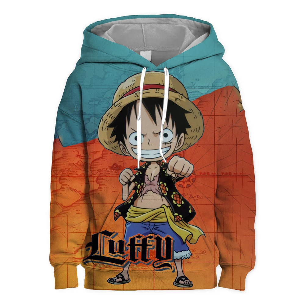 Anime One Piece Monkey D. Luffy Casual Hoodie Anime One Piece Monkey D. Luffy Casual Hoodie