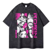 Anime One Piece Nico Robin Printed Short Sleeve T-Shirt