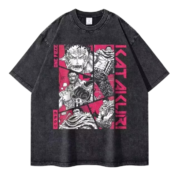 Anime One Piece Charlotte Katakuri Printed Short Sleeve T-Shirt