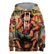 One Piece Anime Monkey D. Luffy 3D Printed Hoodie