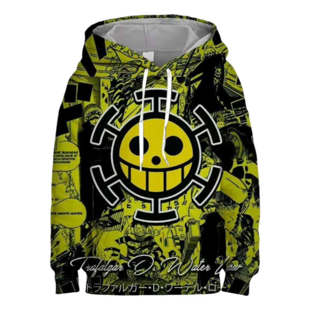 Anime One Piece Trafalgar D. Water Law Logo 3D Printed Hoodie Anime One Piece Trafalgar D. Water Law Logo 3D Printed Hoodie
