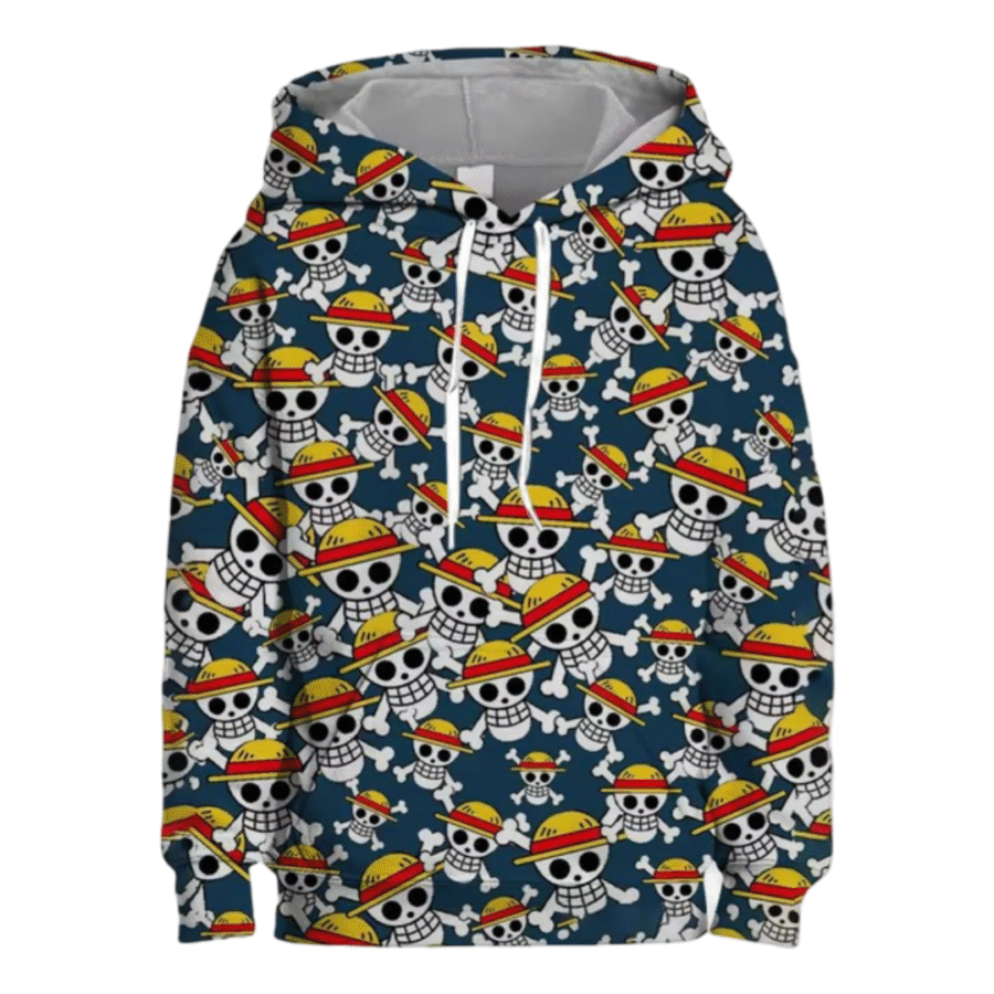 Anime One Piece Straw Hat Pirates Logo 3D Printed Hoodie Anime One Piece Straw Hat Pirates Logo 3D Printed Hoodie