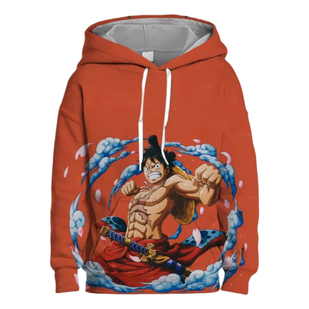 One Piece Anime Monkey D. Luffy 3D Printed Hoodie For Men One Piece Anime Monkey D. Luffy 3D Printed Hoodie For Men