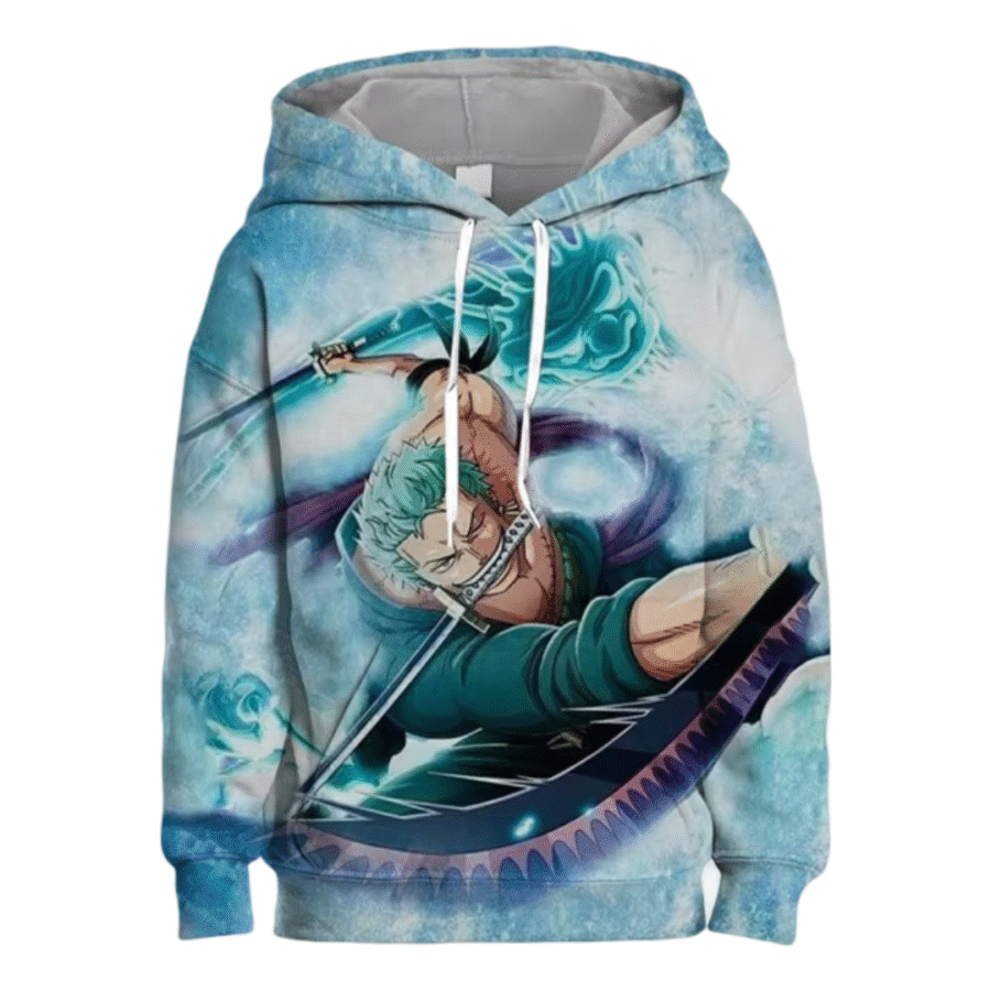Anime One Piece Roronoa Zoro 3D Printed Hoodie For Men Anime One Piece Roronoa Zoro 3D Printed Hoodie For Men